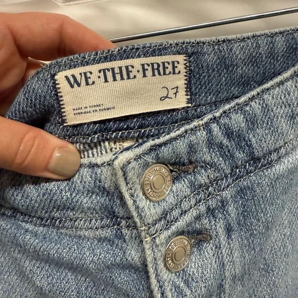 Free People Osaka Relaxed Shorts - blue - size 27 - Picture 4 of 5